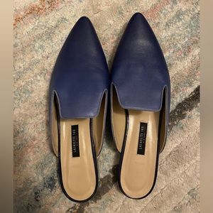 Never worn Lafayette 148 New York blue ombré leather slip on shoes